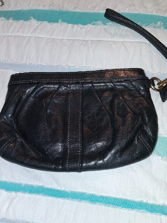 Handbags - Black Coach Wristlet   **Firm Price **